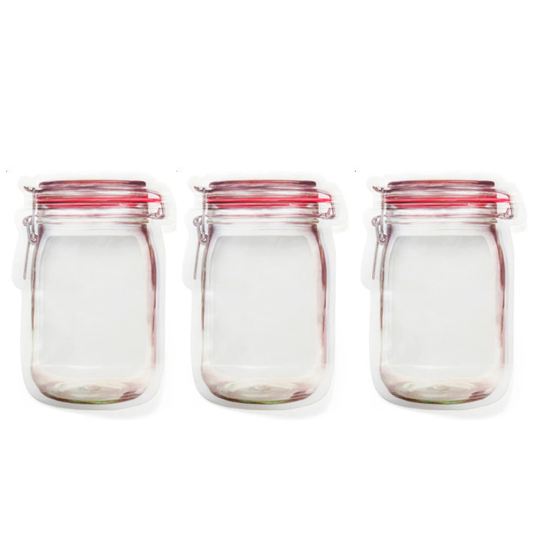 Mason Jar Zipper Bags