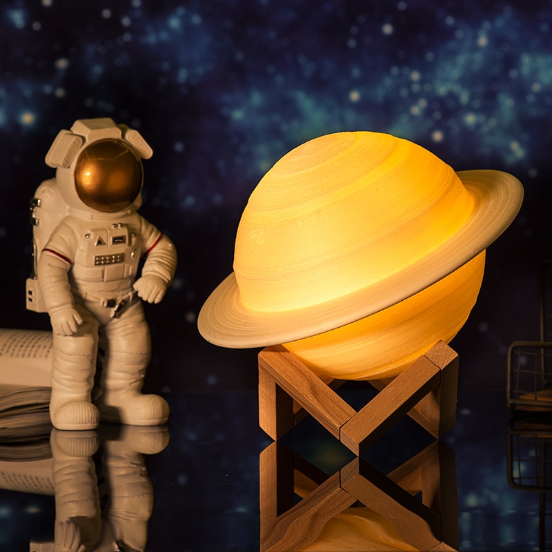 3D Saturn Night Lamp