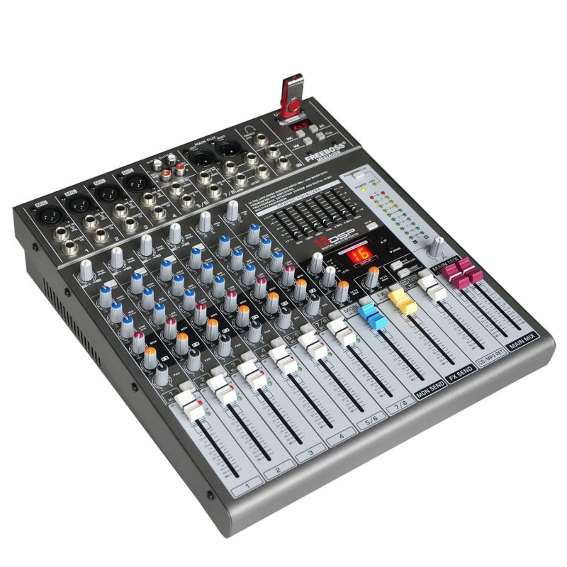 8ch Audio Mixing Console