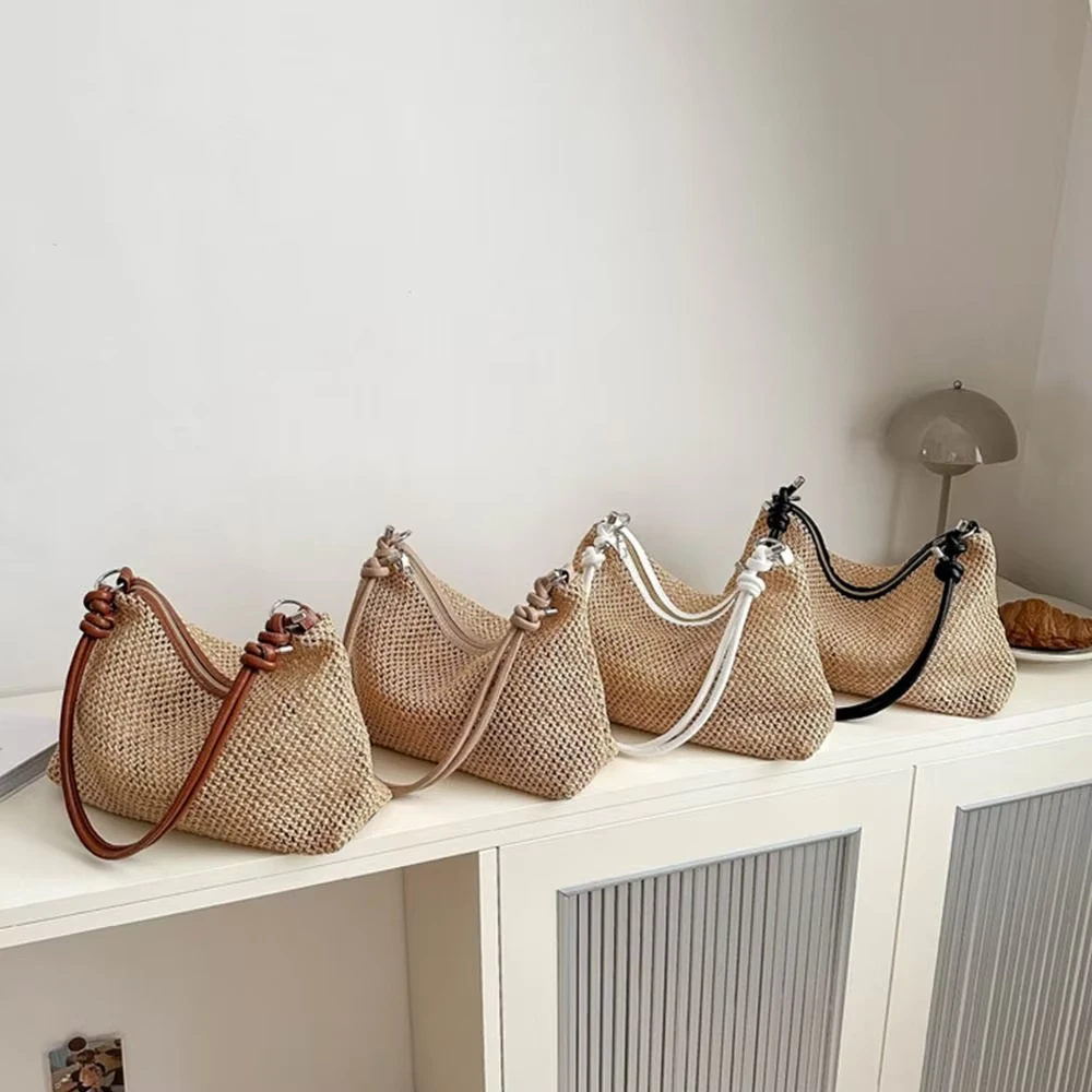 Braided Straw Bag