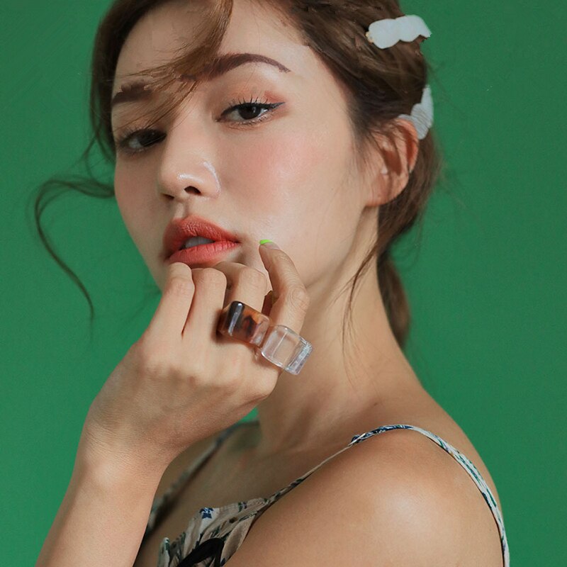 Chunky Irregular Acrylic Rings