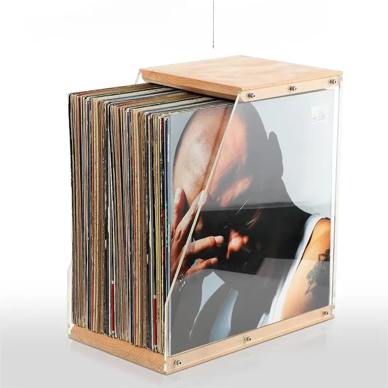 Wooden Vinyl Holder
