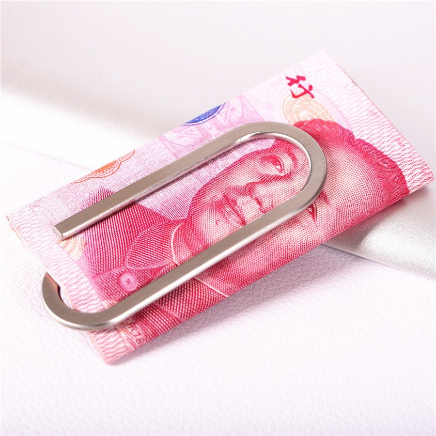 Oversize Paperclip Money Clip