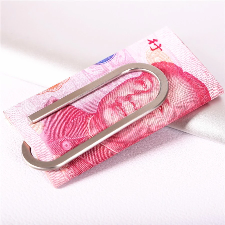 Oversize Paperclip Money Clip