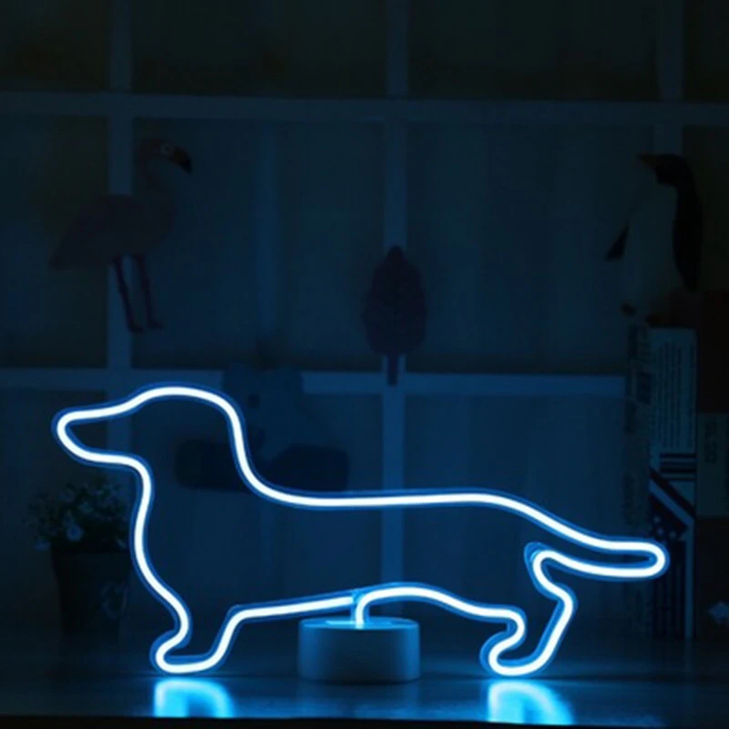 LED Neon Sausage Dog