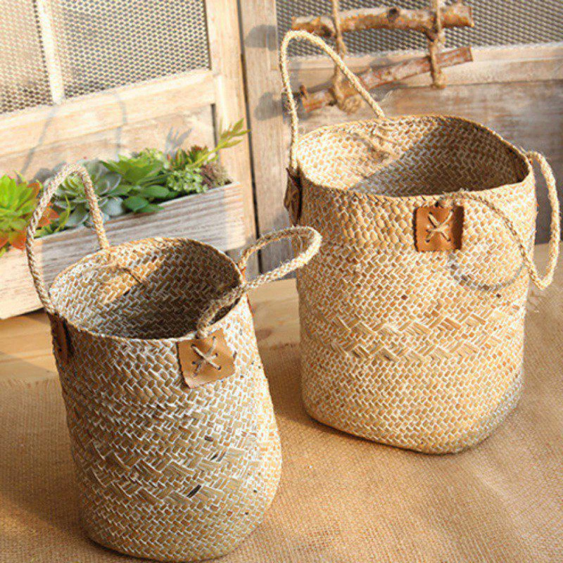 Seagrass Flowerpot Bag