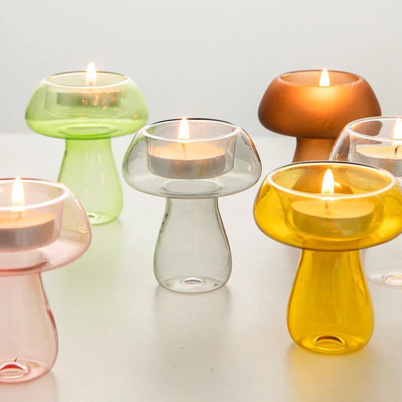 Mushroom Tea Light Holder