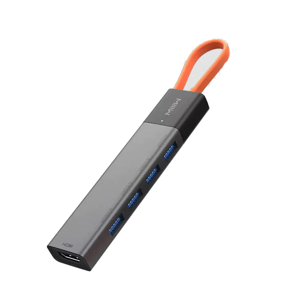 Portable 5 In 1 USB Hub