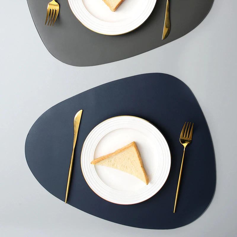 Minimalistic Leather Placemat