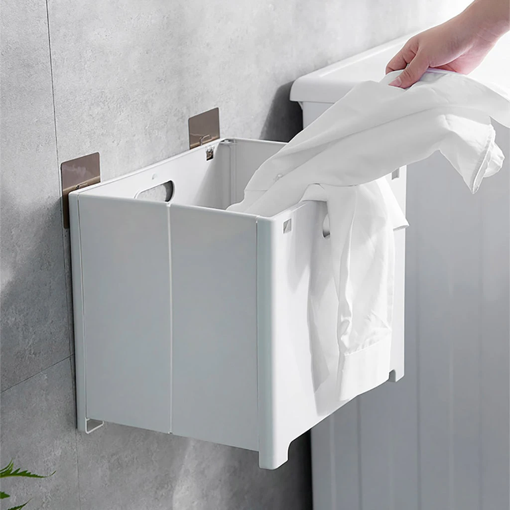 Collapsing Detachable Laundry Wall Basket