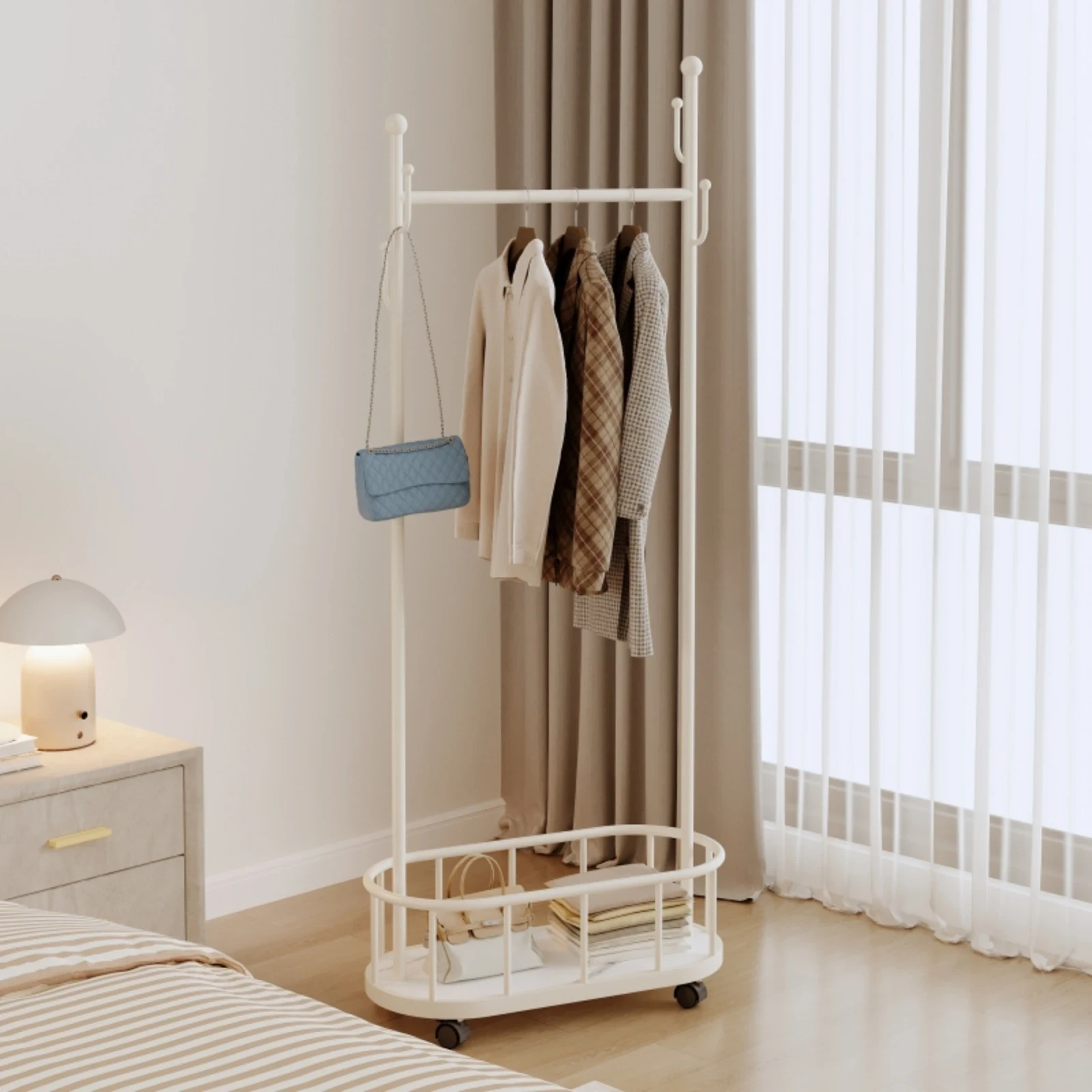 Freestanding Modern Clothes Rack