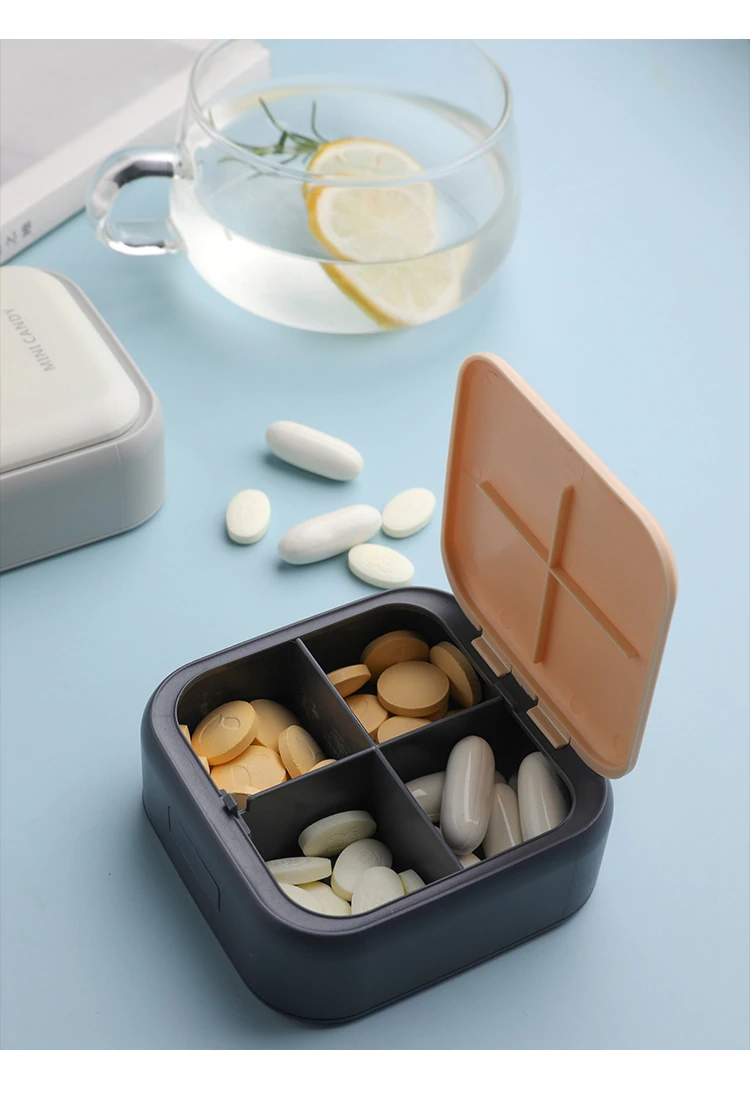 Dropship Portable Pill Box Pill Organizer Case Small Pill