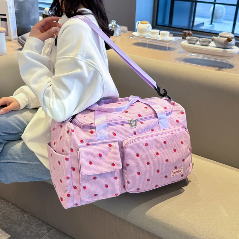 Corduroy Duffle Tote