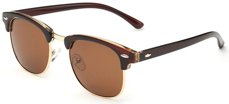 Half Metal Polarised Clubmasters