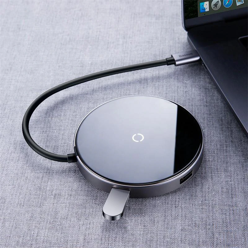 Baseus USB-C Wireless Charge USB Hub