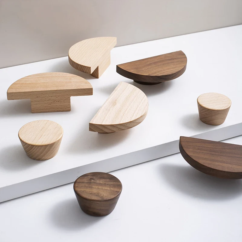 Minimal Wooden Drawer Pulls