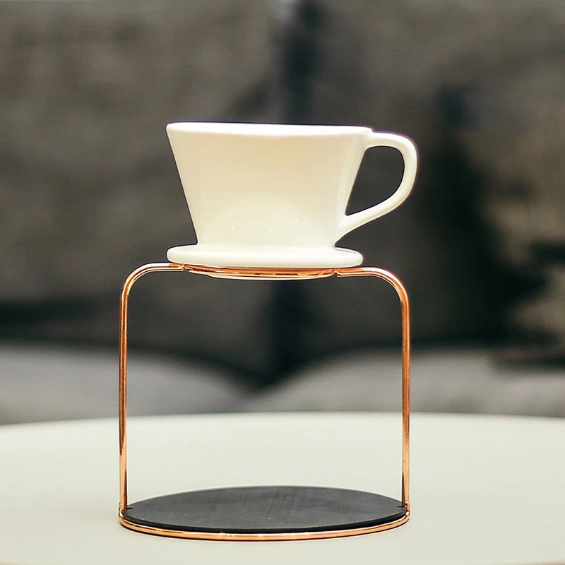 Gold Pour Over Coffee Stand