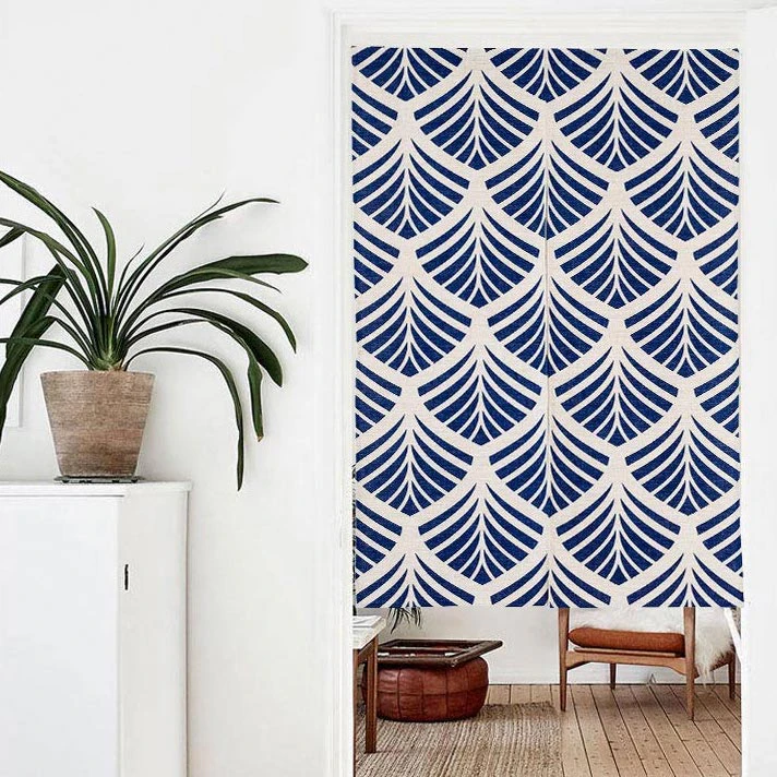 Japanese Linen Door Curtain