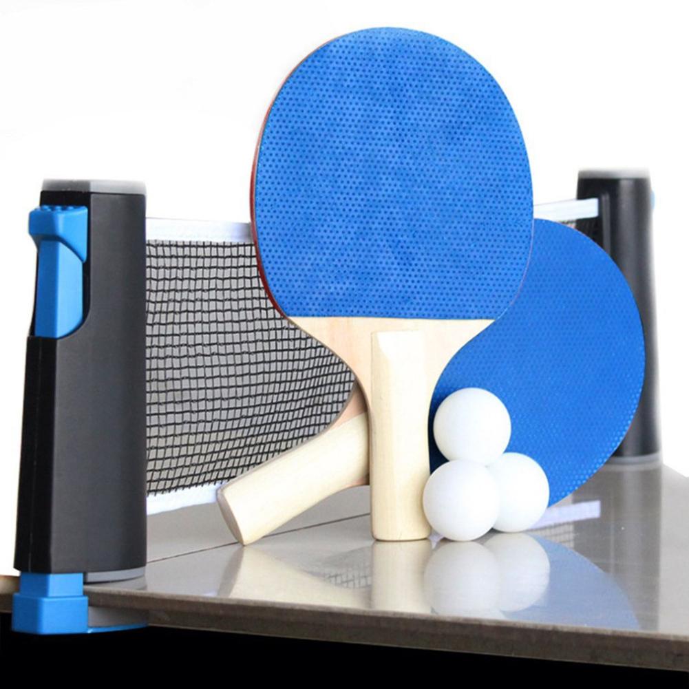 Table Tennis Net & Paddles Set