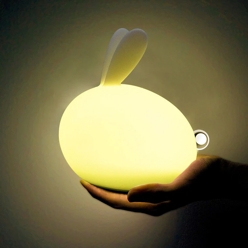 RGB Soft Rabbit Night Light