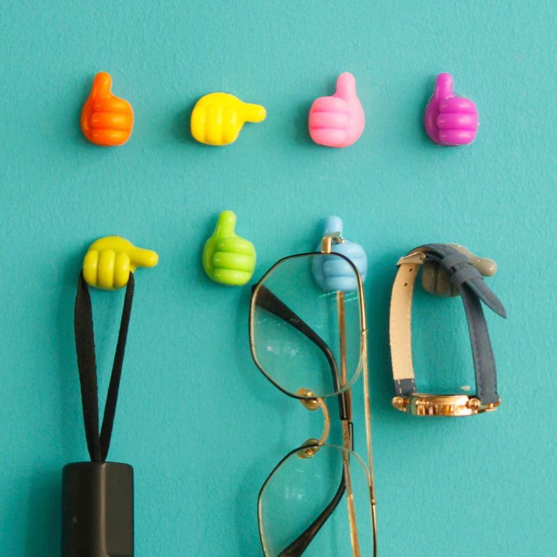 Thumbs Up Adhesive Wall Hook
