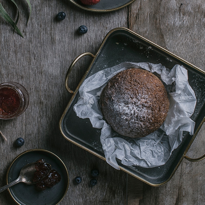 Vintage Metal Serving Tray