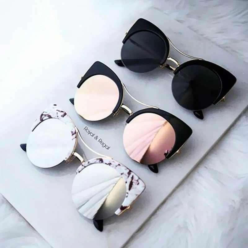 Stylish Oversized CatEye Sunnies