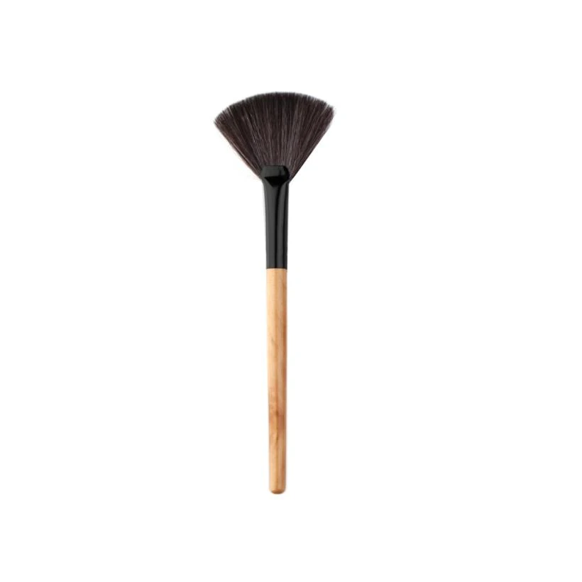 Wooden Fan Blush Brush