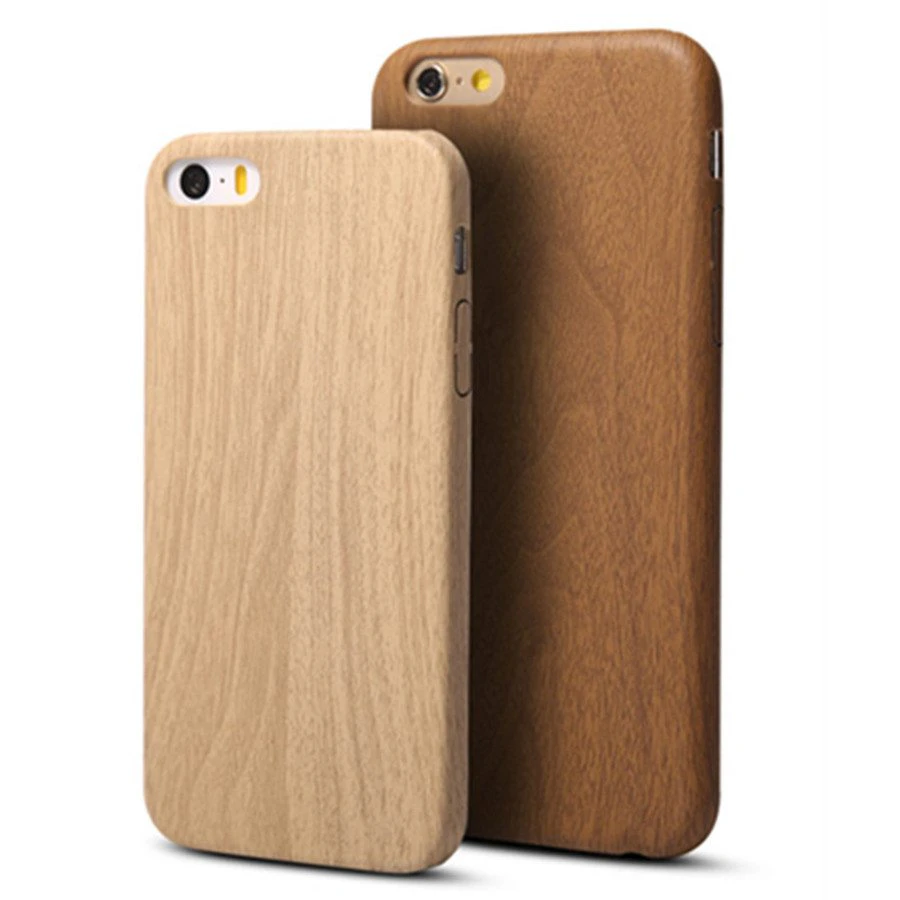 Wooden Pattern Soft iPhone Case
