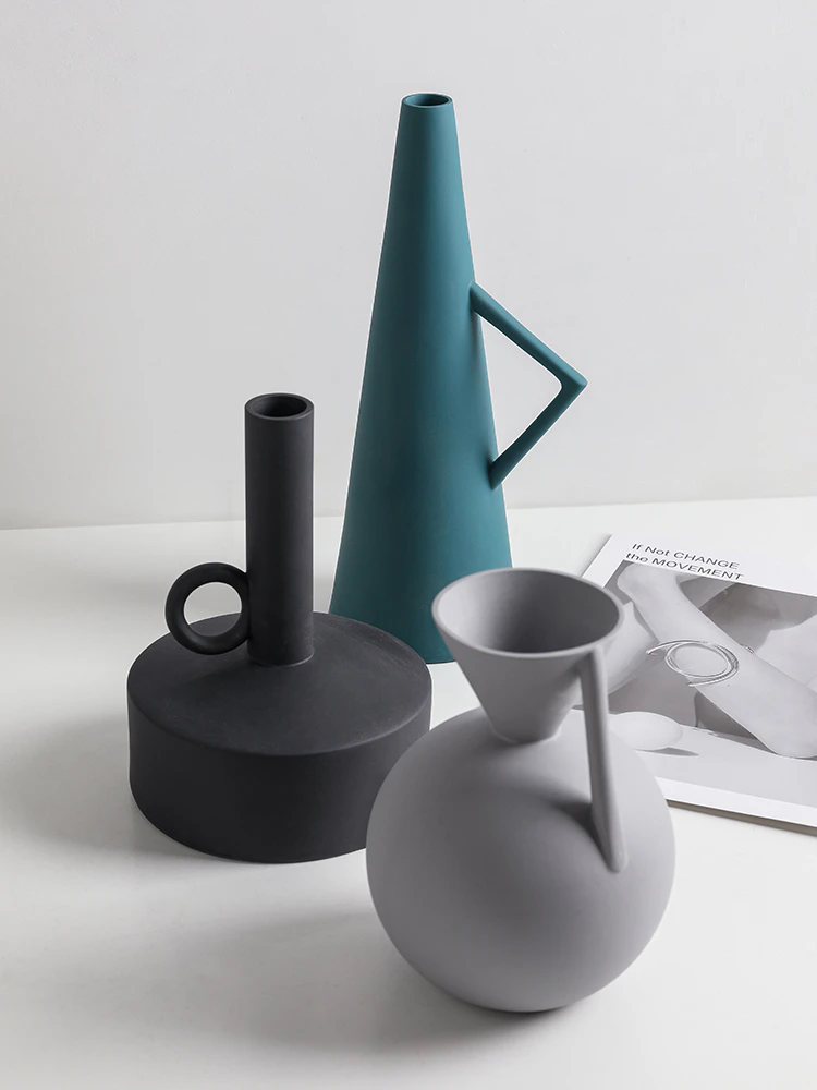 Muted Minimalist Ceramic Vase