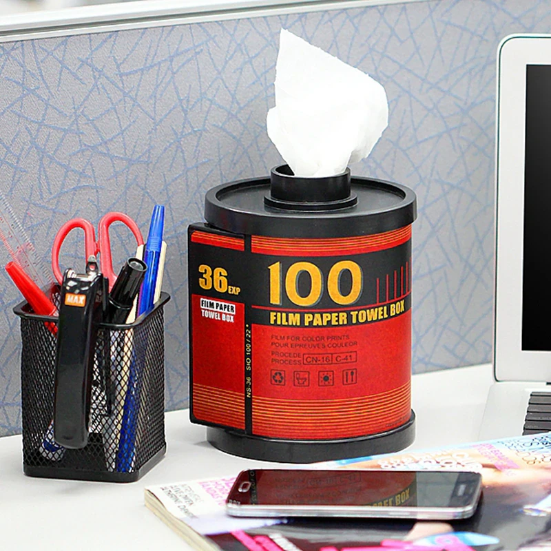 Camera Film Tissue Box