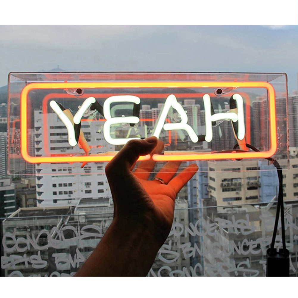 Neon Bulb Word Light