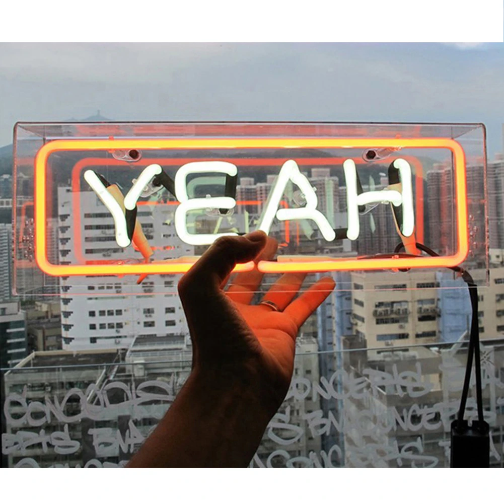 Neon Bulb Word Light