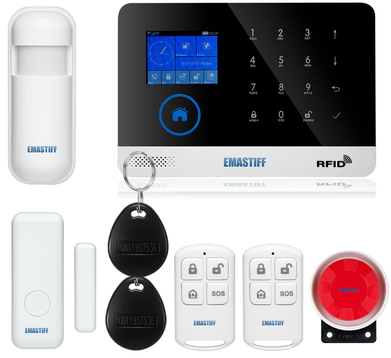 Swipe Access Wifi Home Alarm System