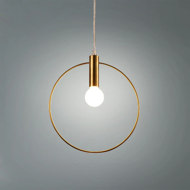 Drop Hoop Pendant Light