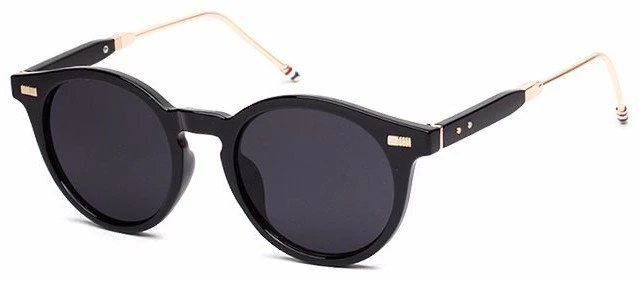 Round Frame Euro Shade Sunglasses