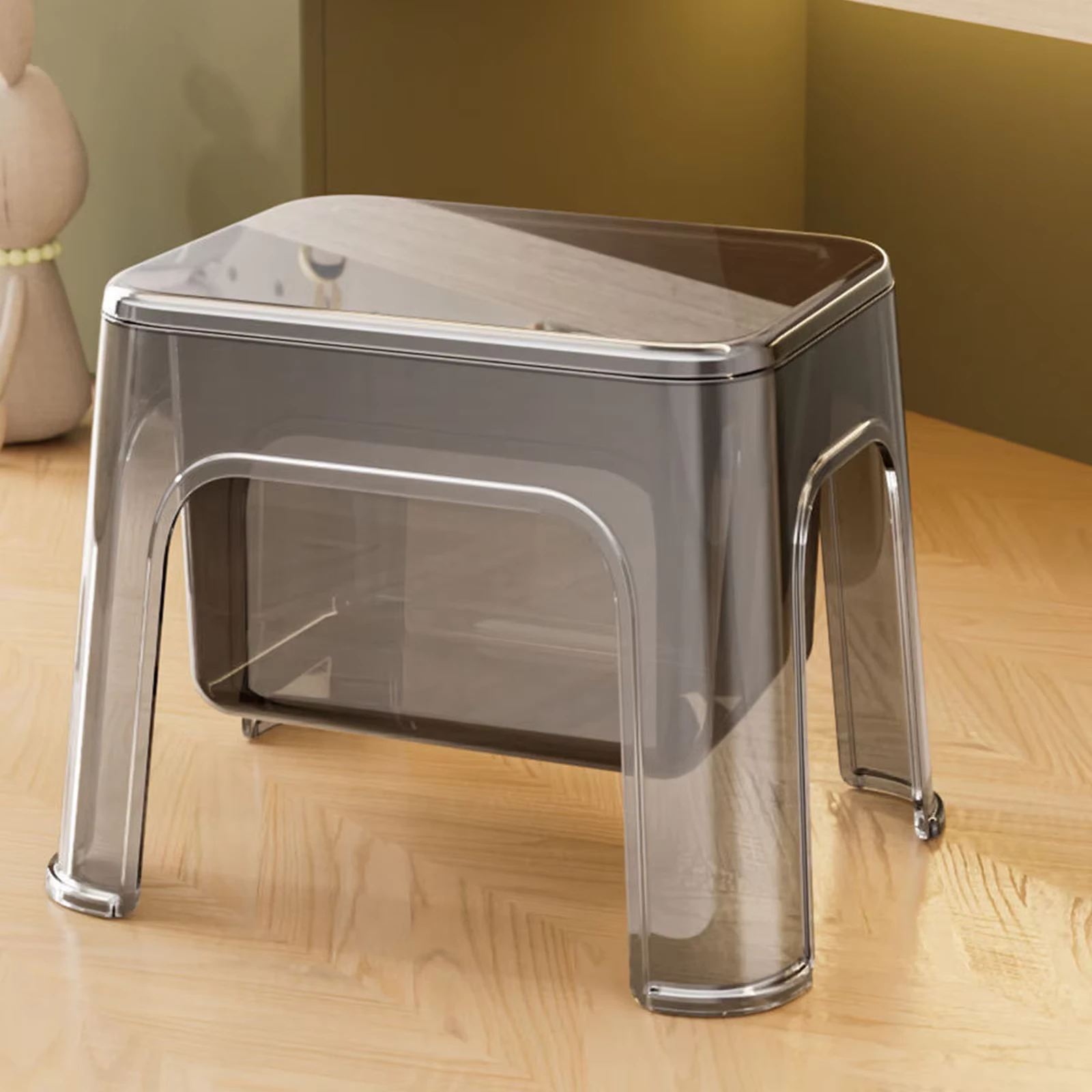 Transparent Storage Stool
