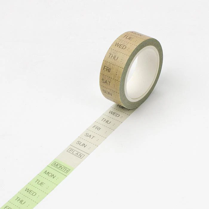 Week Washi Tape