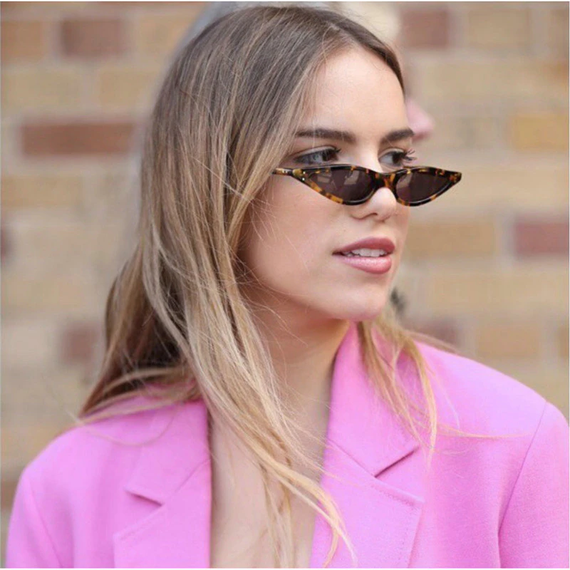 Vintage Thin Cat Eye Sunglasses