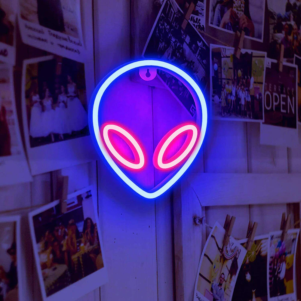 Neon LED Alien