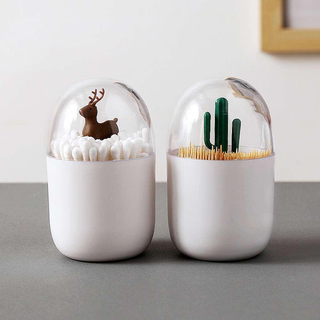 Cute Toothpick Cotton Bud Holder
