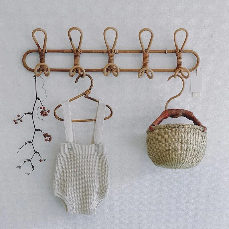 Rattan Wall Hanger Rack