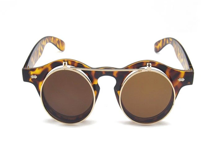 Flip Up Leopard Shades