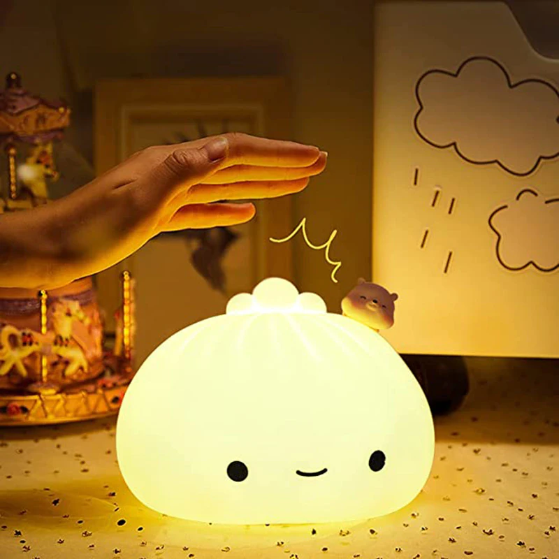 Squishy Steamed Bun Night Light