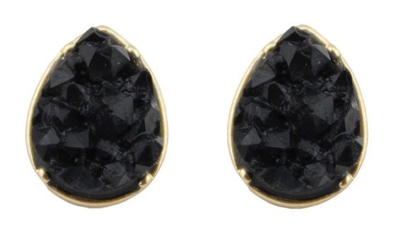 Quartz Teardrop Earings