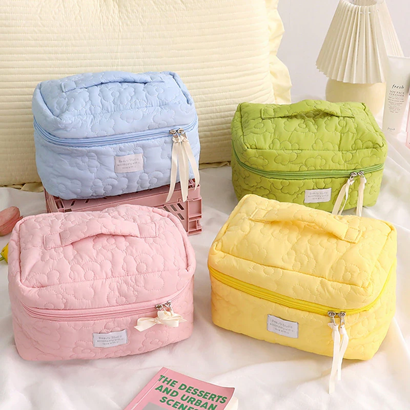 Pastel Padded Cosmetic Bag