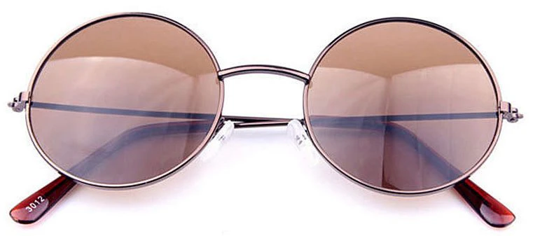 Wine Round Frame Sunglasses