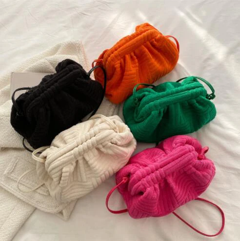 Textured Towel Handbag