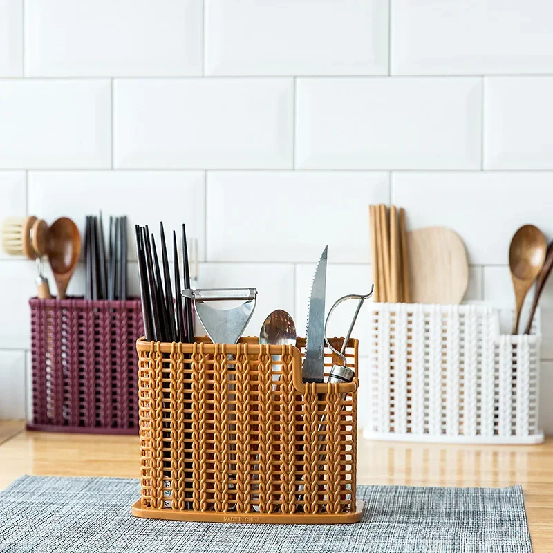 Woven Utensil Rack