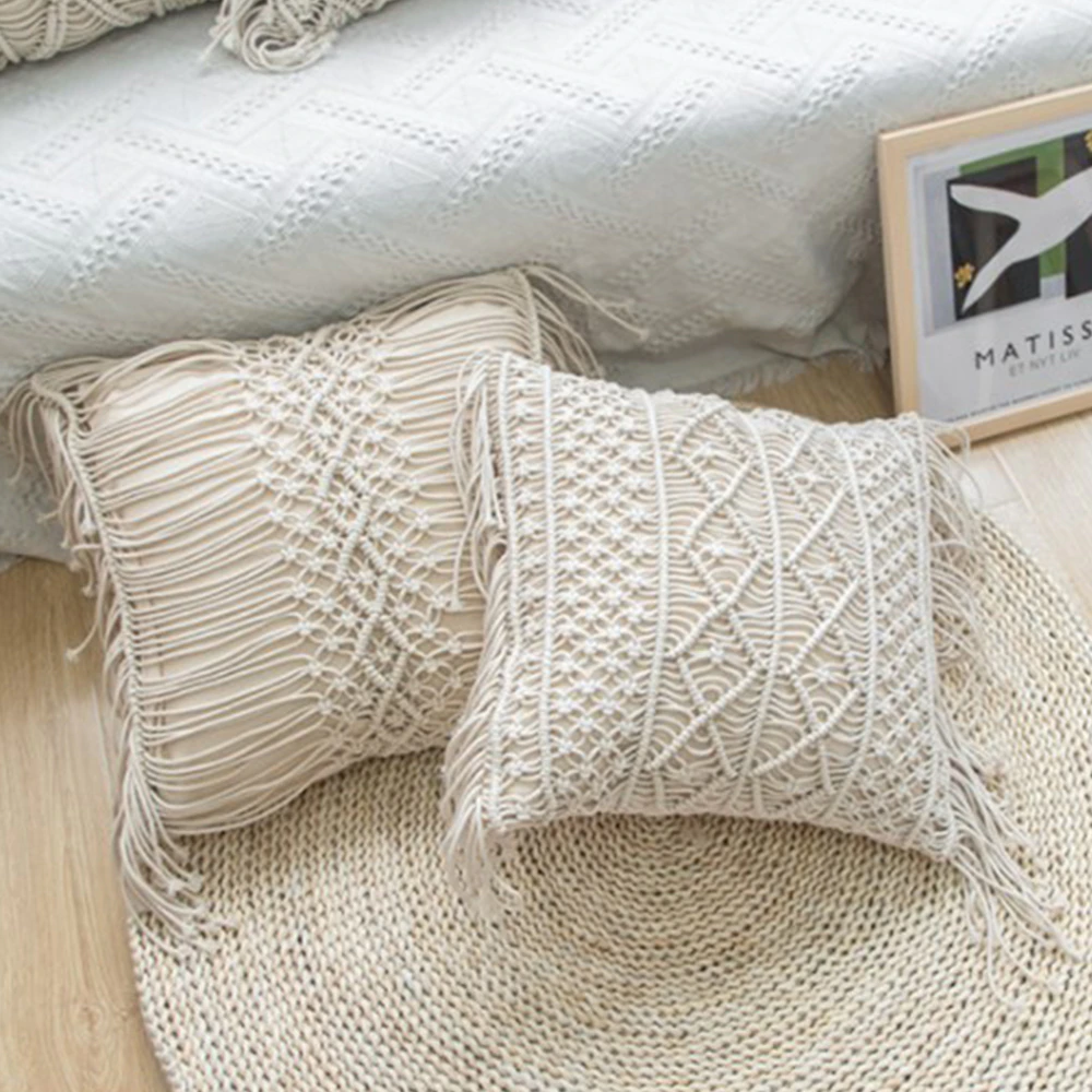 Macrame Pillow Cover